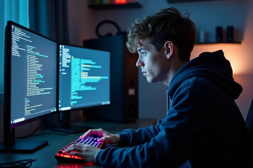 Joueur frustré face à une erreur de lancement de BakkesMod sur son PC gaming à double écran